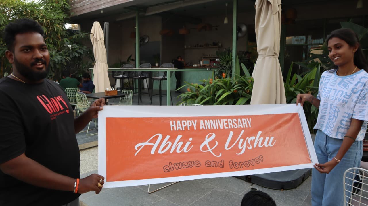 Couple surprise moment